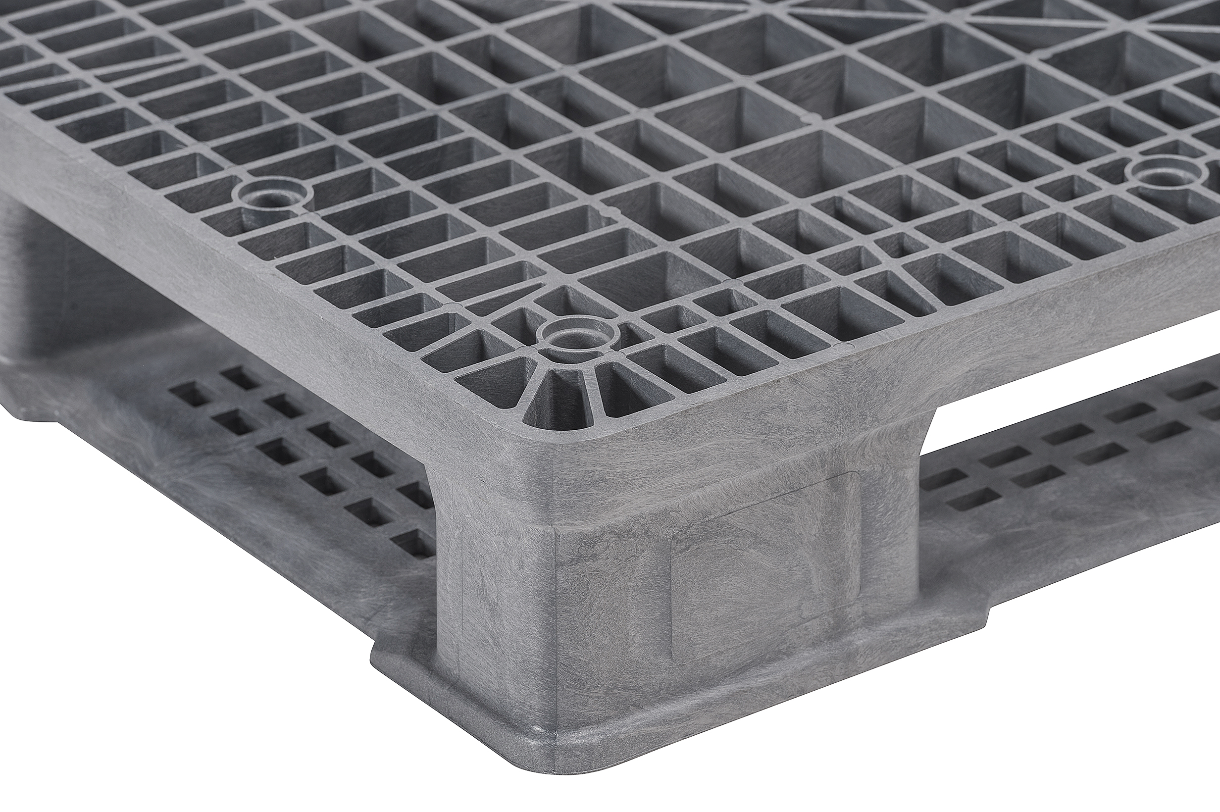 40 x 48 ProGenic Reinforced Plastic Pallet - Blue Image 3